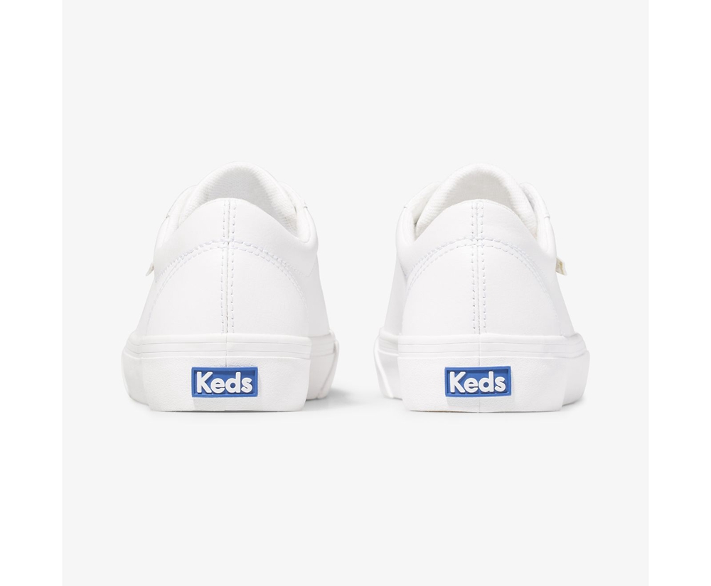 Keds Sneakers White - Jump Kick Leather - Womens BGJASN-173